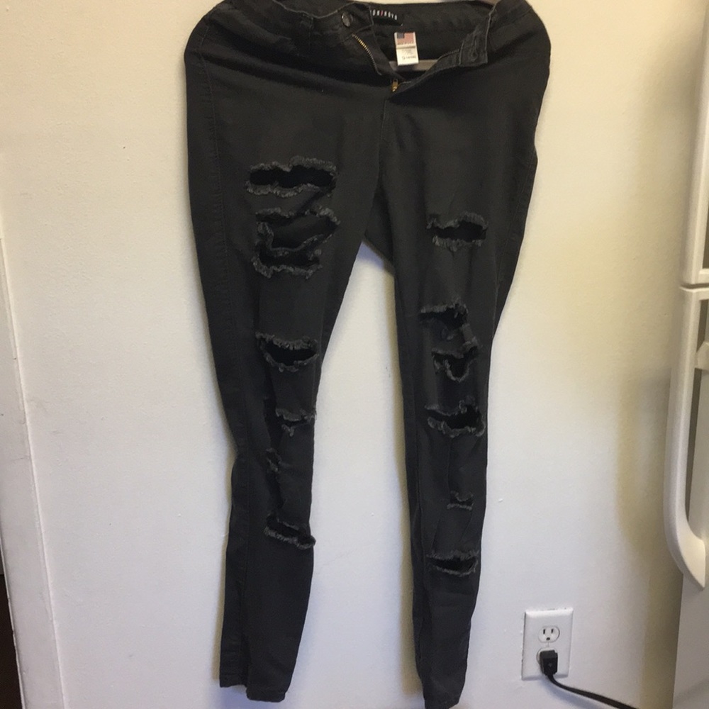 2 pairs of fashion nova jeans.
